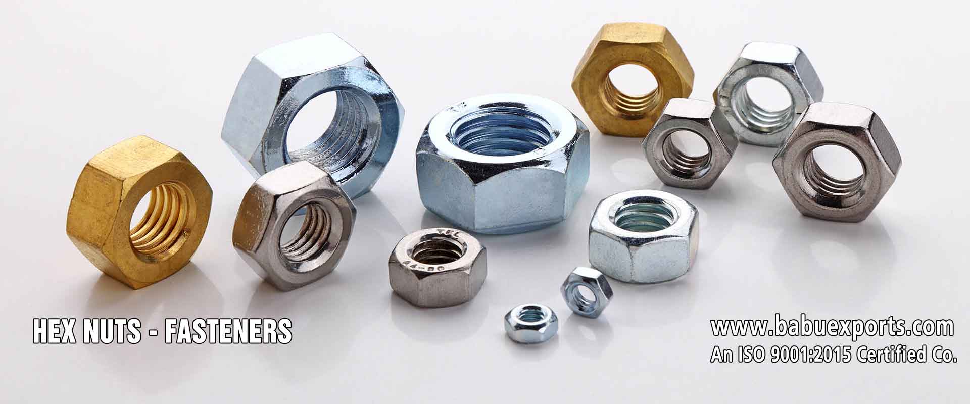 Hex Nuts manufacturers exporters in India Steel Hex Nut Fasteners suppliers Punjab Ludhiana